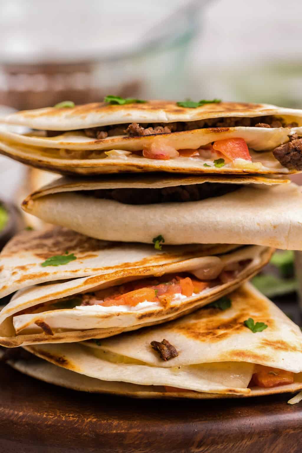 Beef Folded Tortillas Quesadilla Hack (Tik Tok Recipe) Recipe The