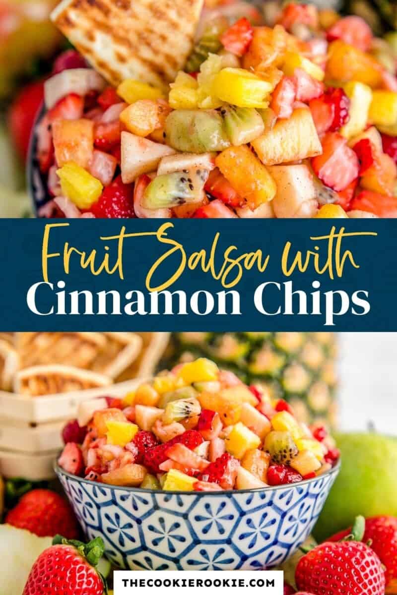 Fruit Salsa with Cinnamon Chips Recipe - The Cookie Rookie®