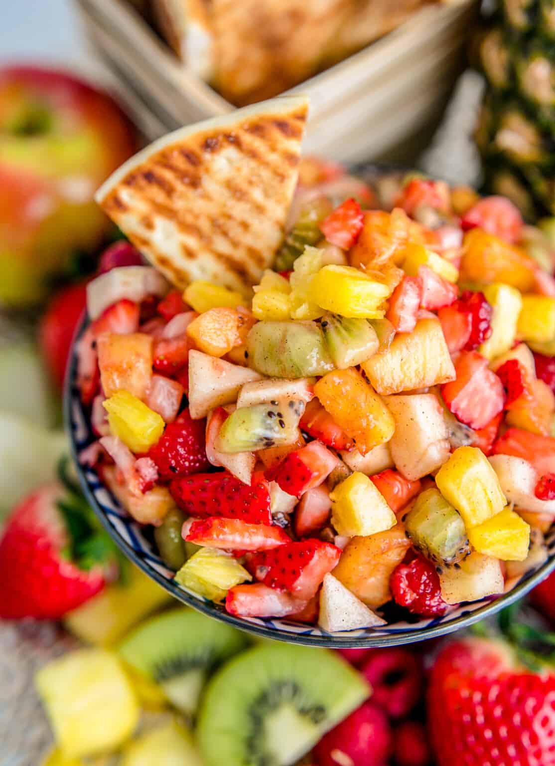 Fruit Salsa with Cinnamon Chips Recipe The Cookie Rookie®