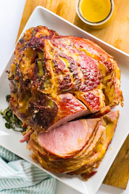 Honey Mustard Maple Glazed Ham Recipe The Cookie Rookie®