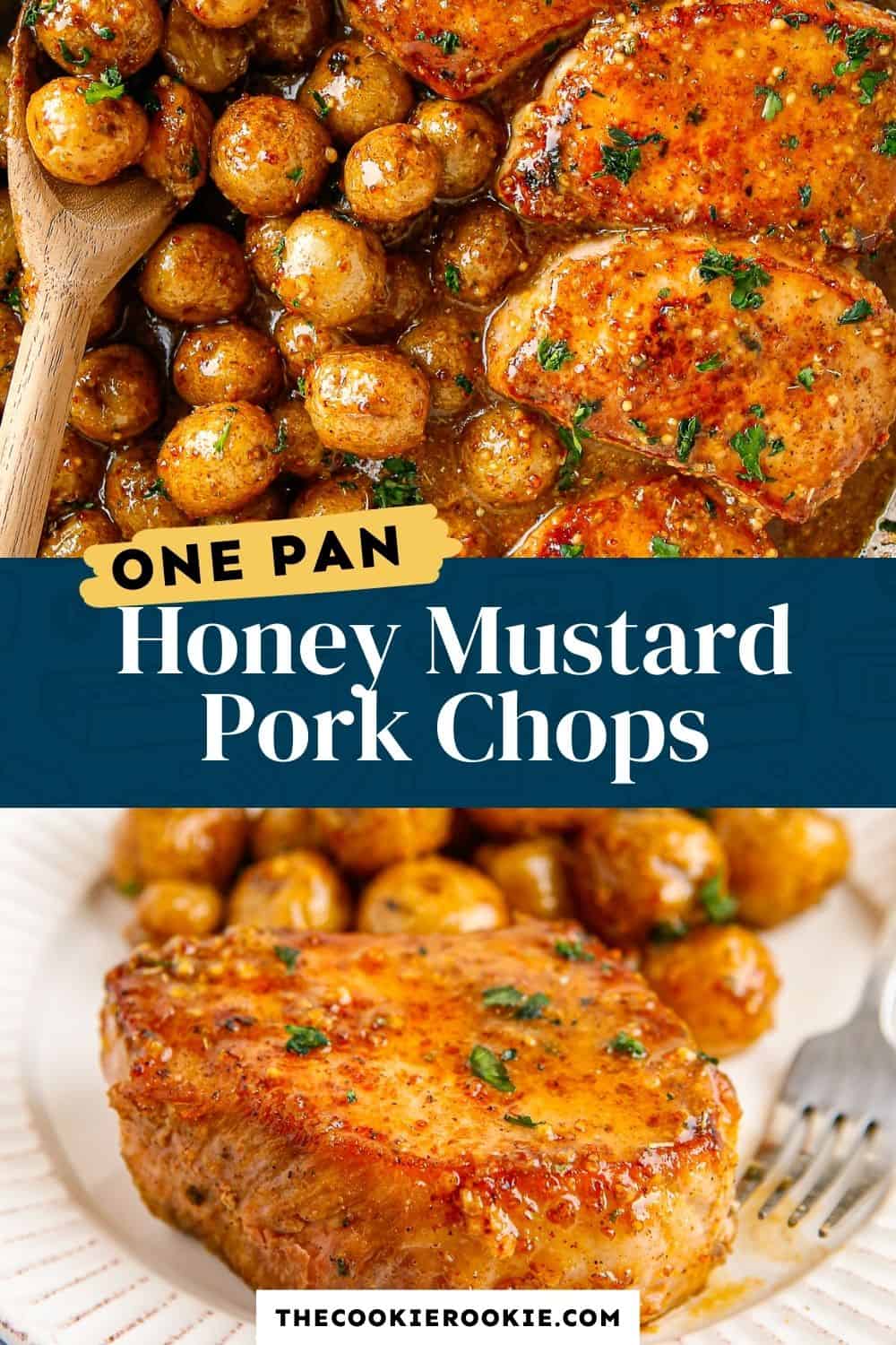 Honey Mustard Pork Chops Skillet The Cookie Rookie®
