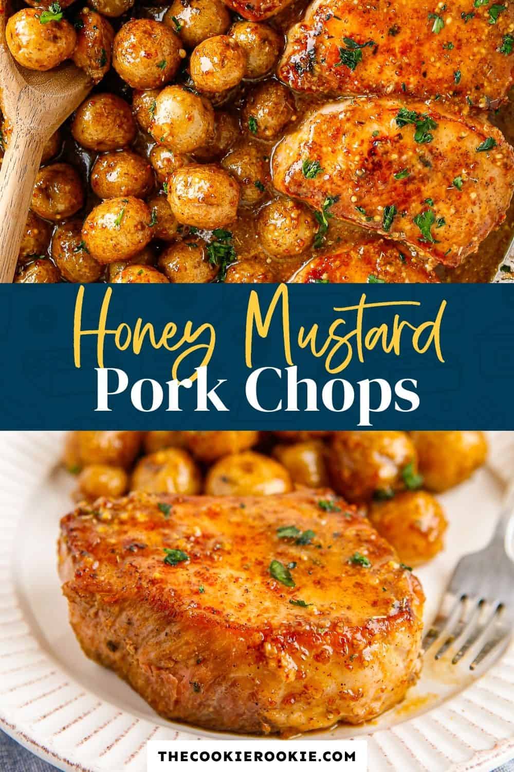 Honey Mustard Pork Chops Skillet - The Cookie Rookie®