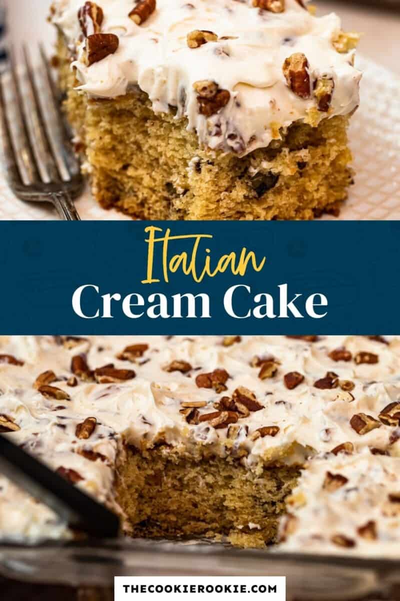 Italian Cream Cake Pinterest
