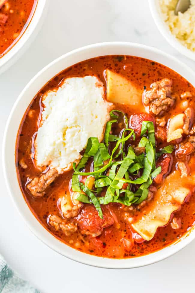 Lasagna Soup Recipe The Cookie Rookie®