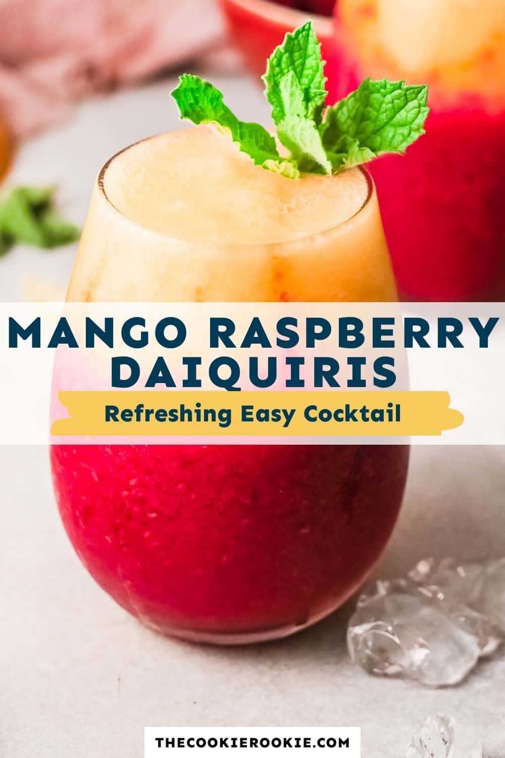 Raspberry Mango Daiquiris Recipe - The Cookie Rookie®