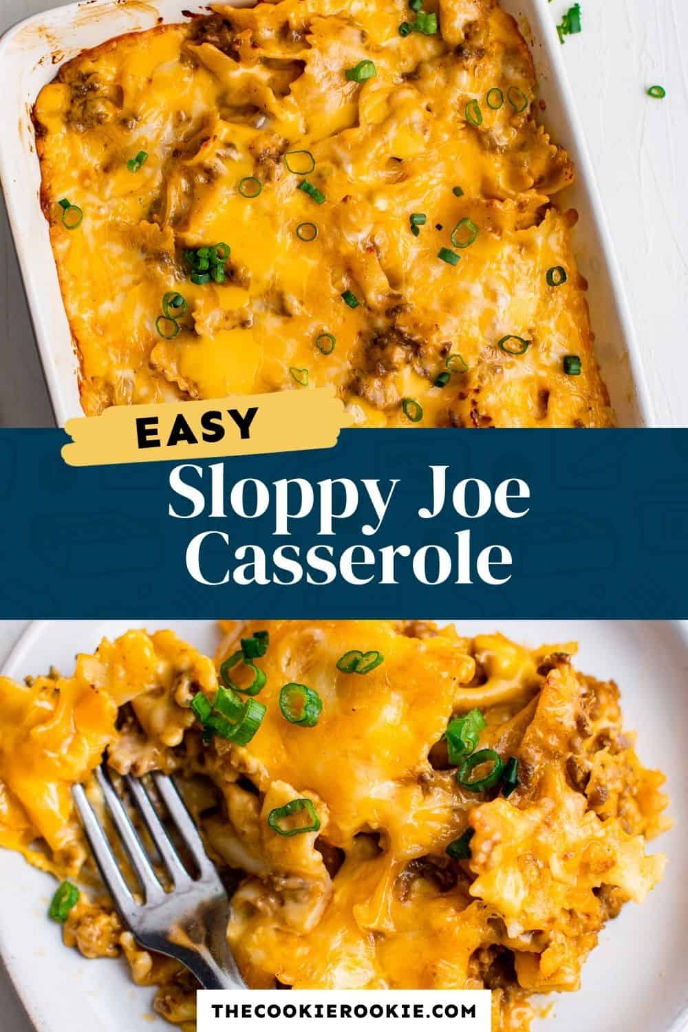 Sloppy Joe Casserole - The Cookie Rookie®