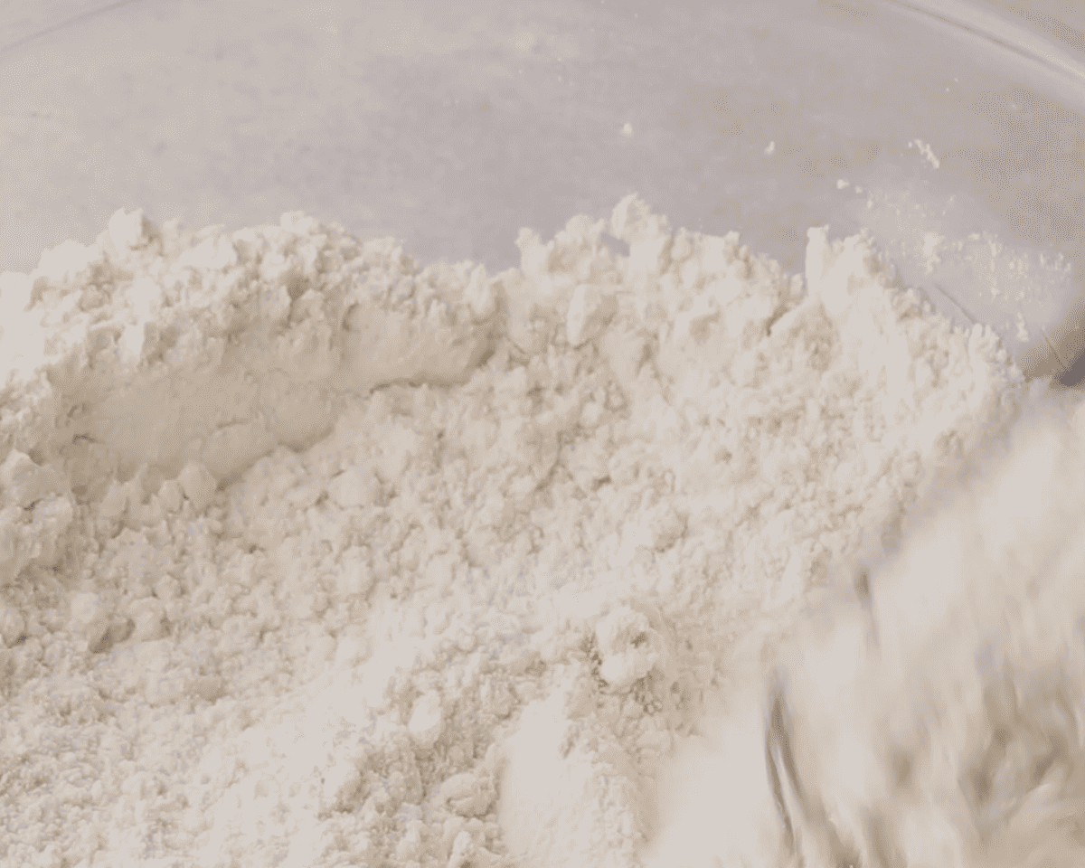 Dry ingredients to make the cake.