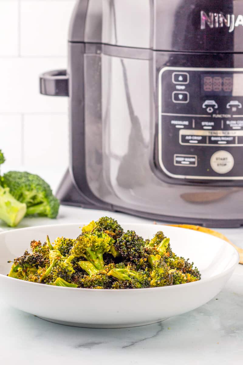 ranch broccoli made in an air fryer