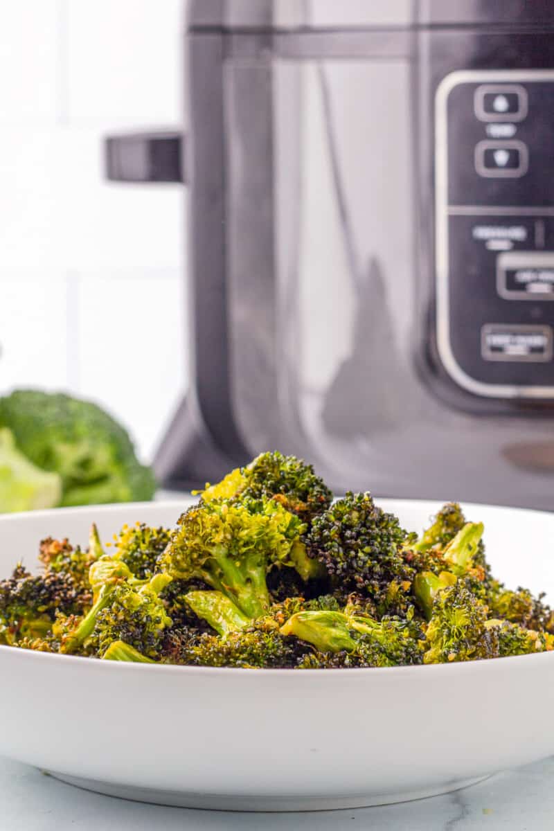 ranch broccoli made in an air fryer