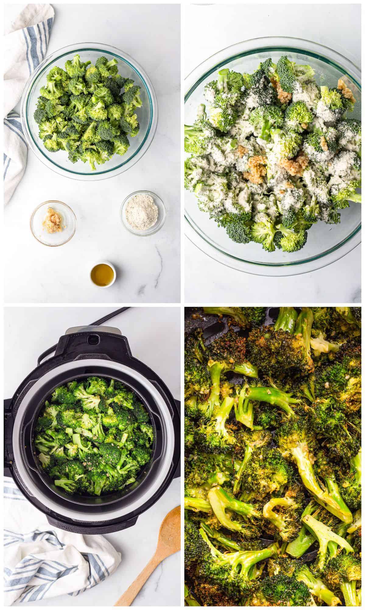 how to make air fryer ranch broccoli