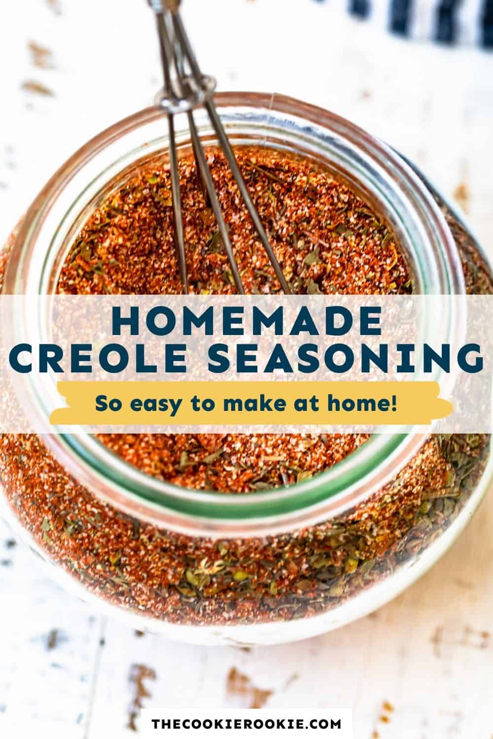 Creole Seasoning - The Cookie Rookie®