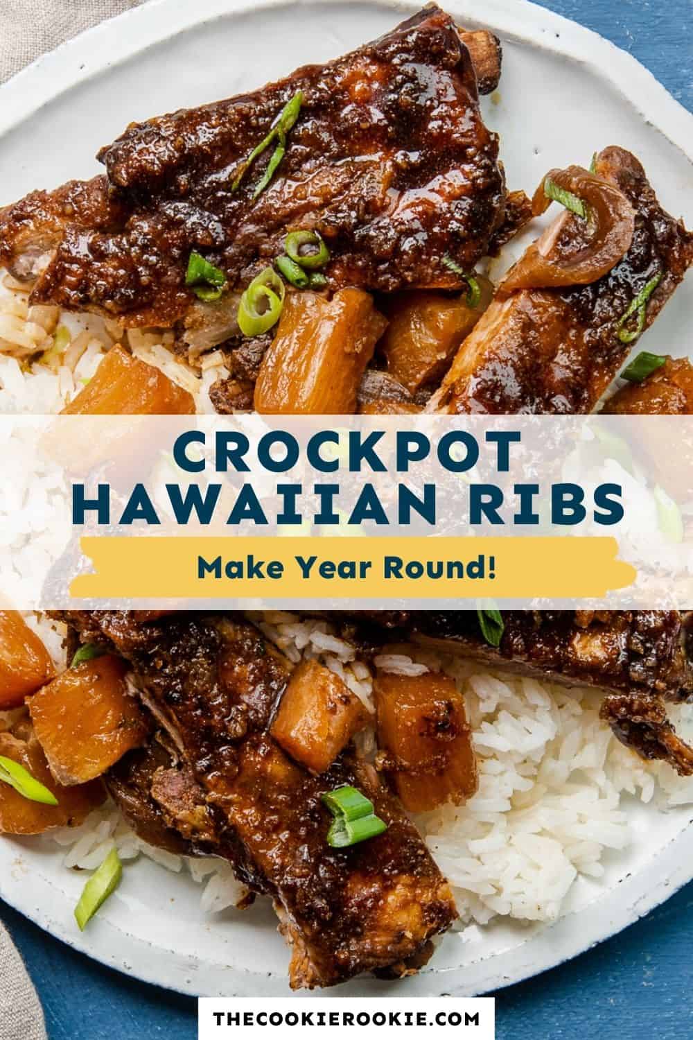 Crockpot Hawaiian Ribs Recipe The Cookie Rookie®
