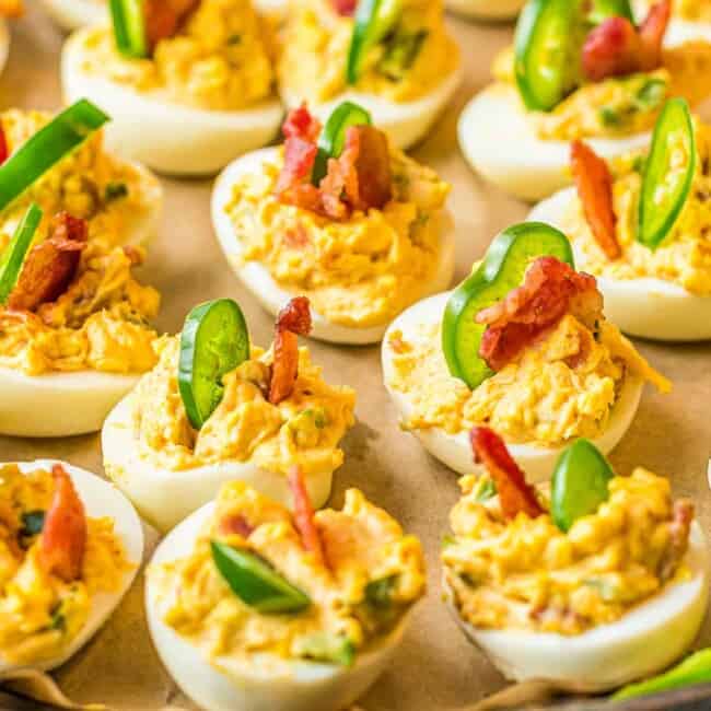 featured jalapeno popper deviled eggs