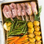 featured sheet pan easter dinner with lamb