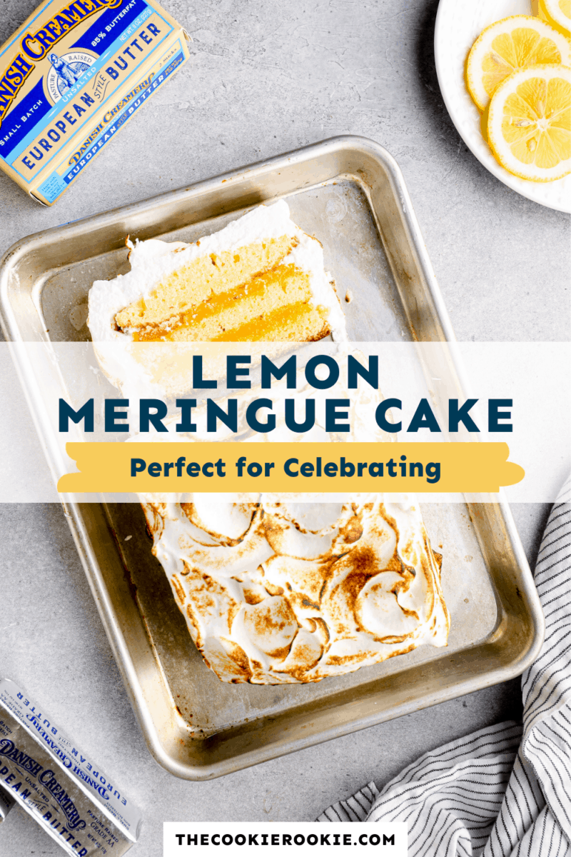 lemon meringue cake pinterest