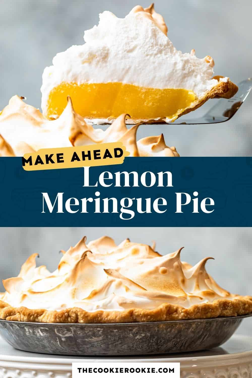 Lemon Meringue Pie Recipe (Make Ahead!) The Cookie Rookie®
