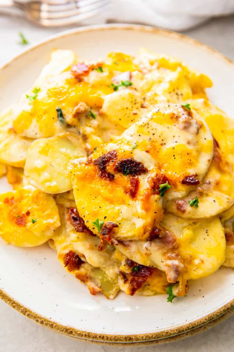 Loaded Scalloped Potatoes Recipe - The Cookie Rookie®