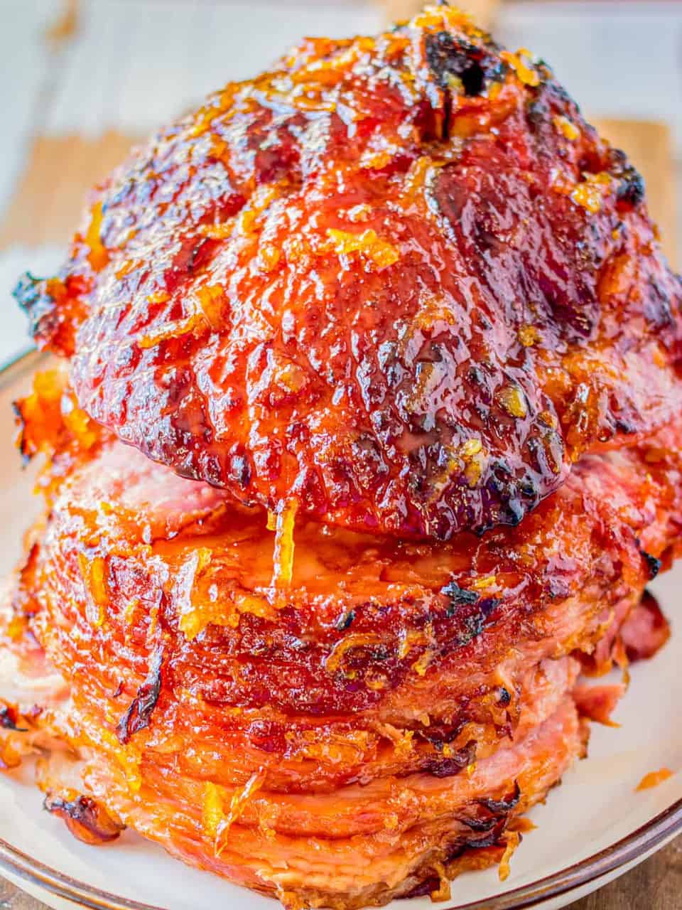 Orange Honey Glazed Ham