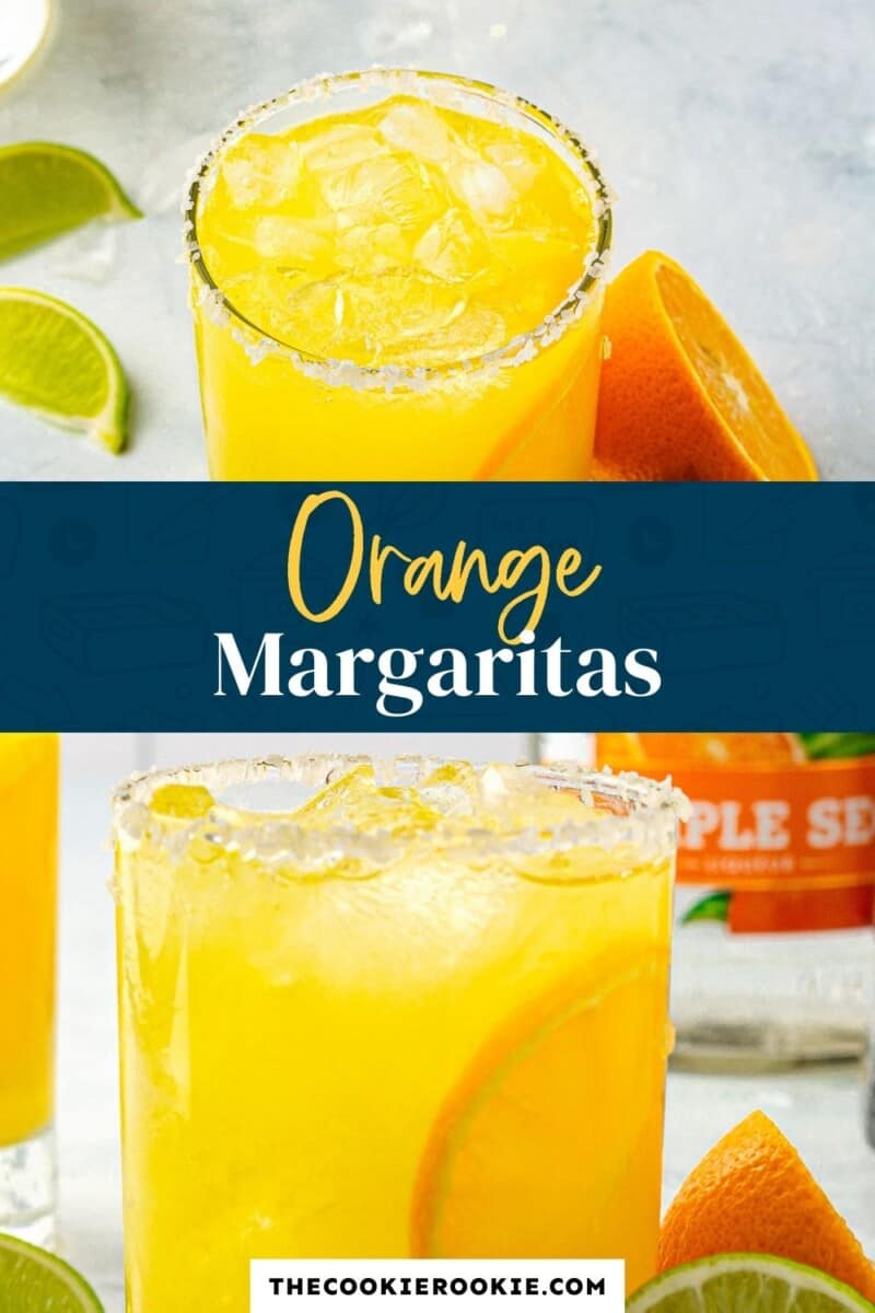 orange margaritas pinterest collage