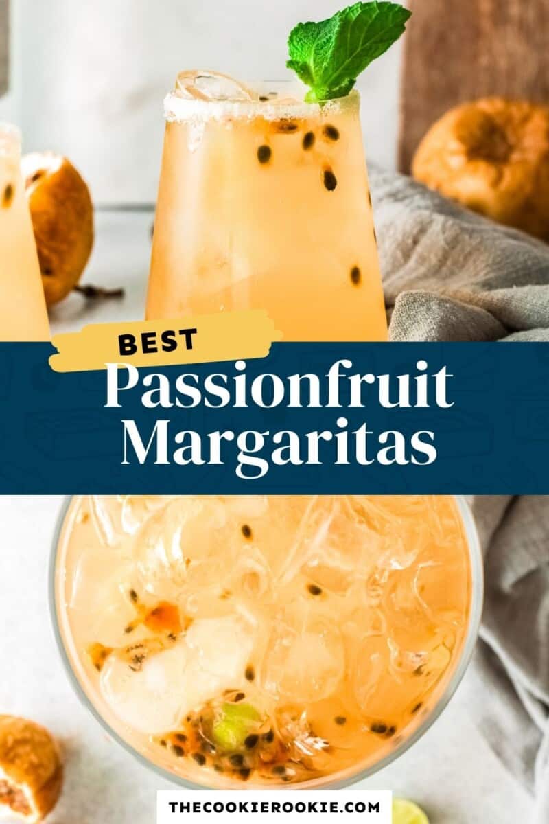 passionfruit margaritas pinterest collage