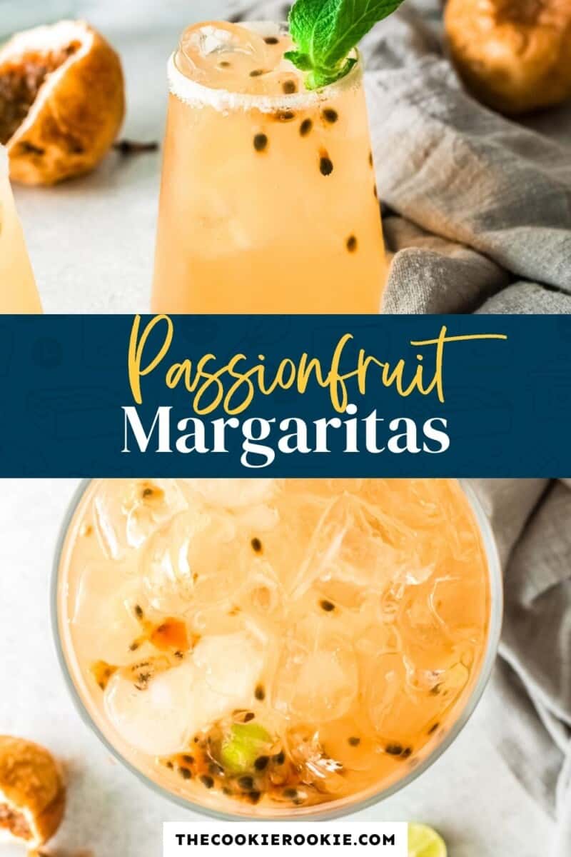 passionfruit margaritas pinterest collage