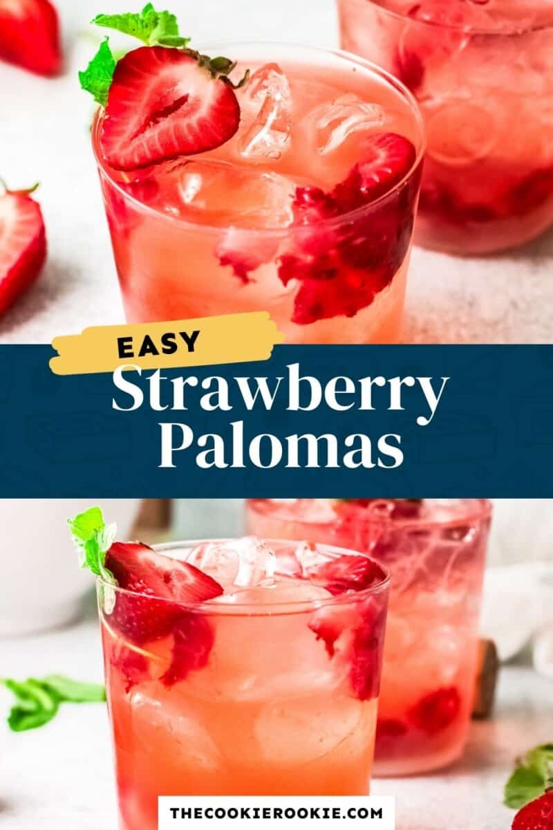 strawberry palomas pinterest collage