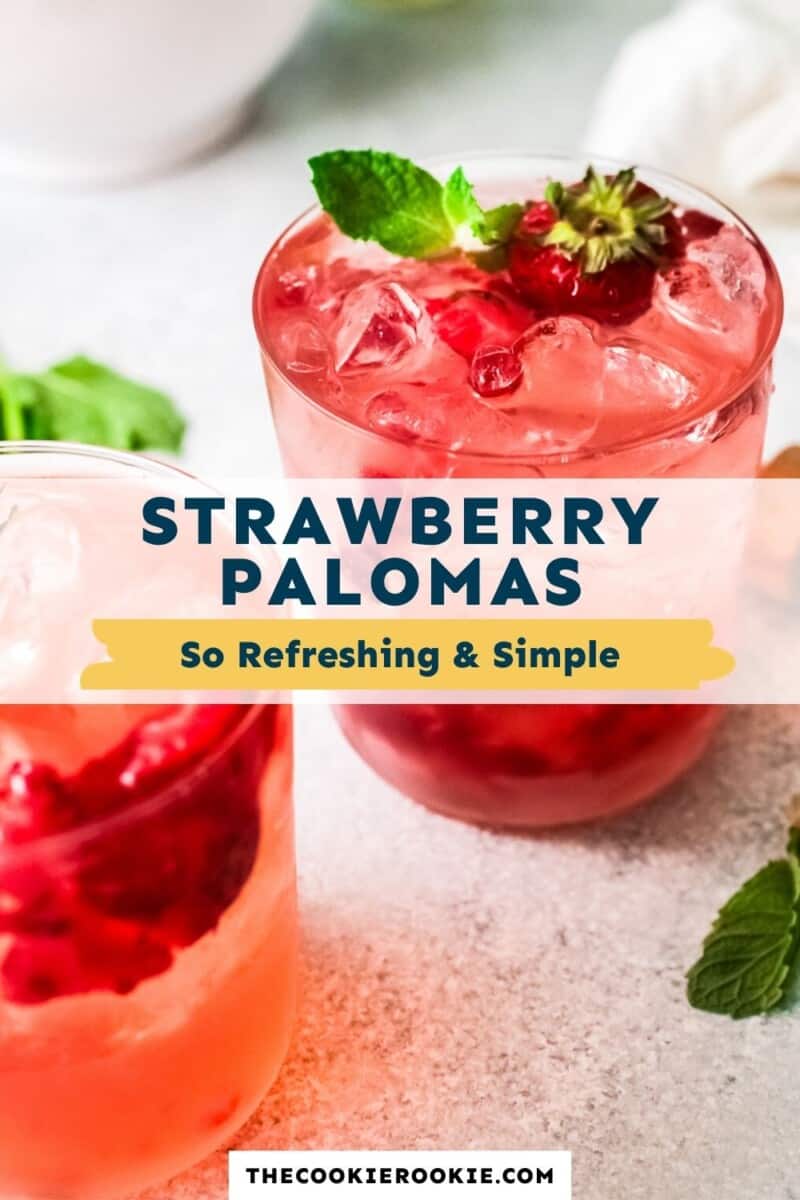 strawberry palomas pinterest collage