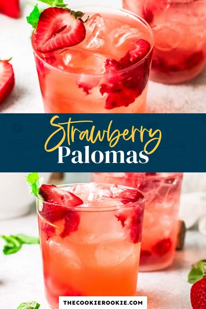 strawberry palomas pinterest collage