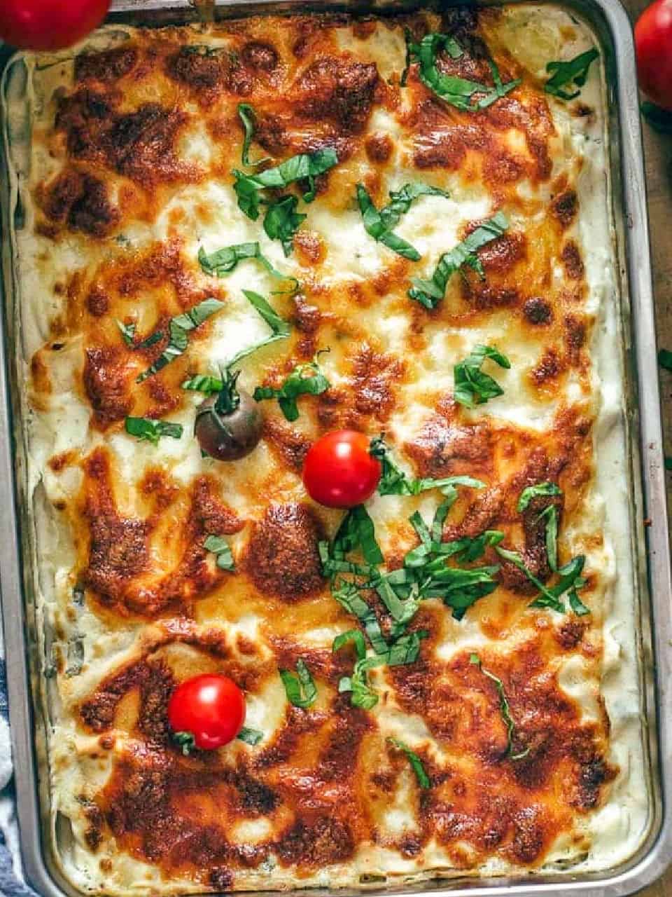 White Chicken Lasagna