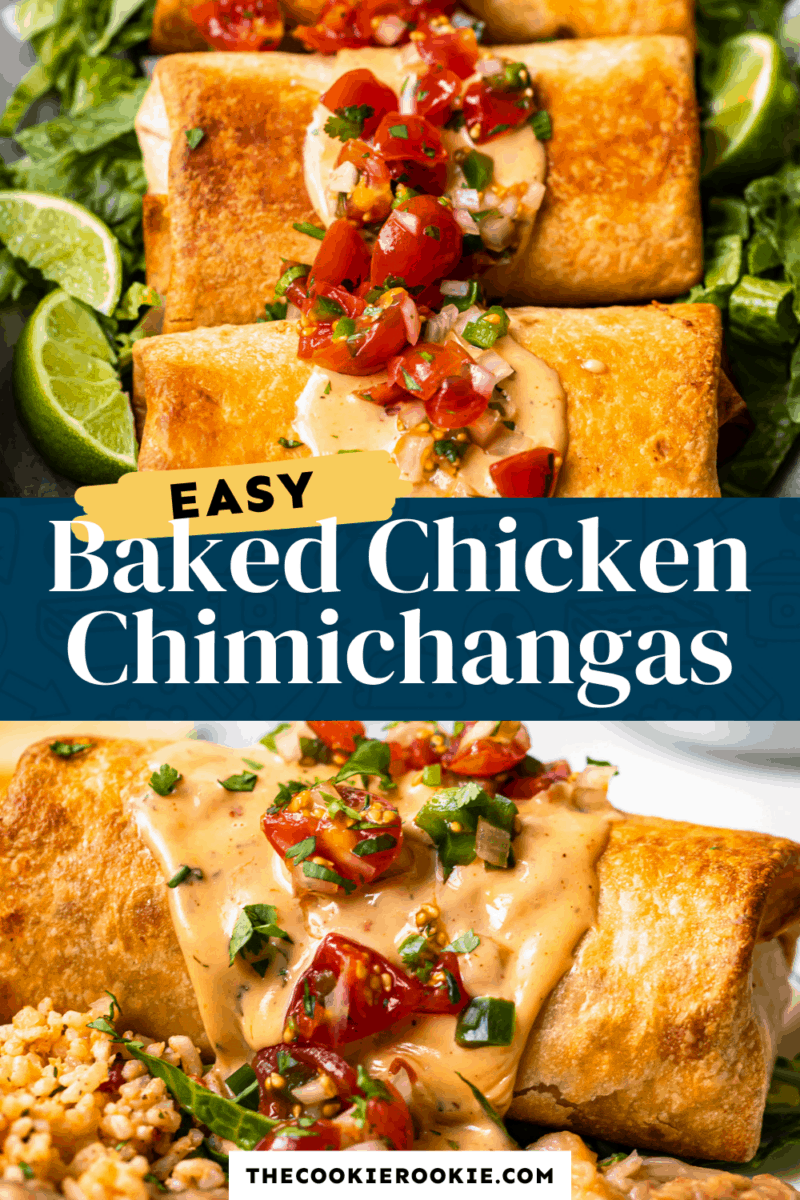 Chicken Chimichangas {Fried or Baked} - Cooking Classy