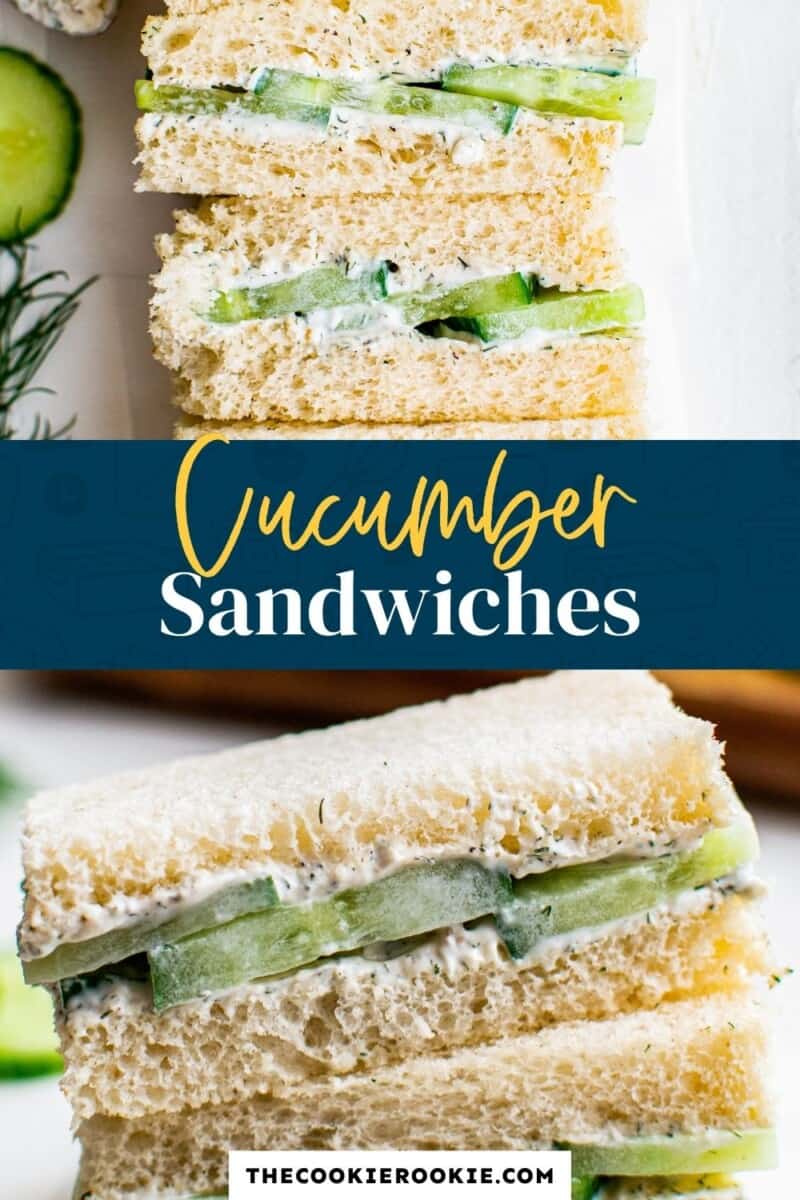 Cucumber Sandwiches Recipe - The Cookie Rookie®