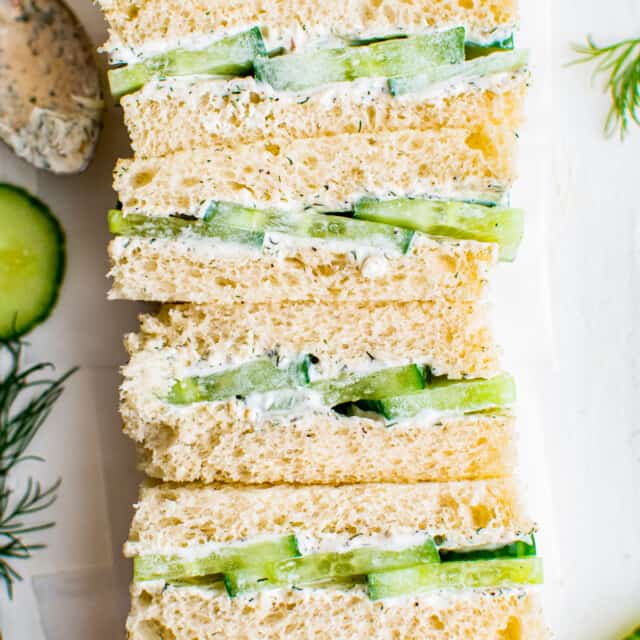 Cucumber Sandwiches The Cookie Rookie®