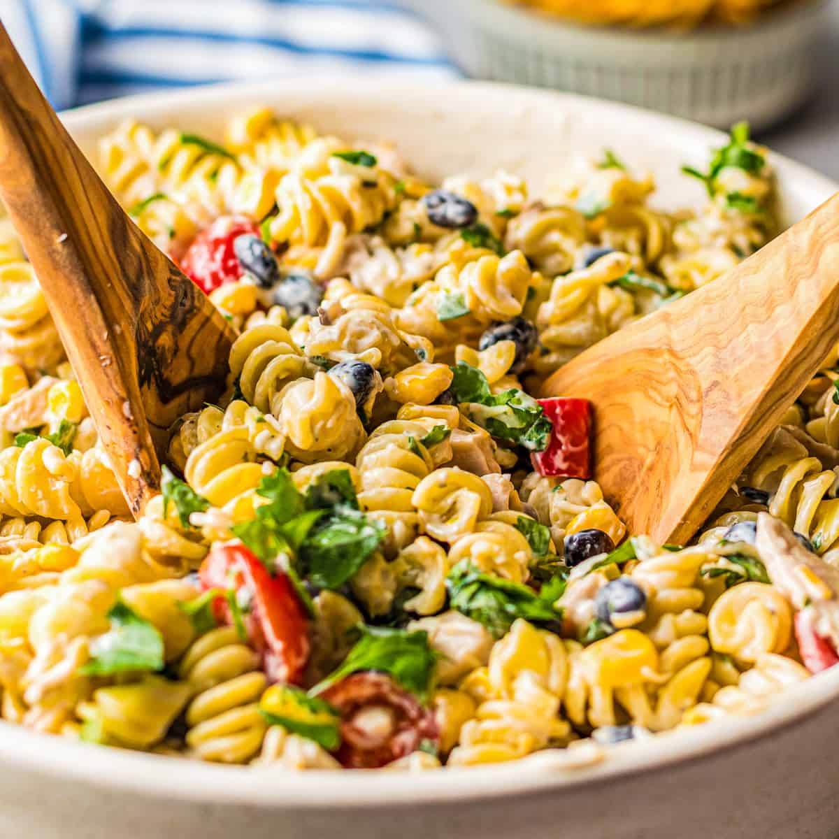 Fiesta Ranch Chicken Pasta Salad