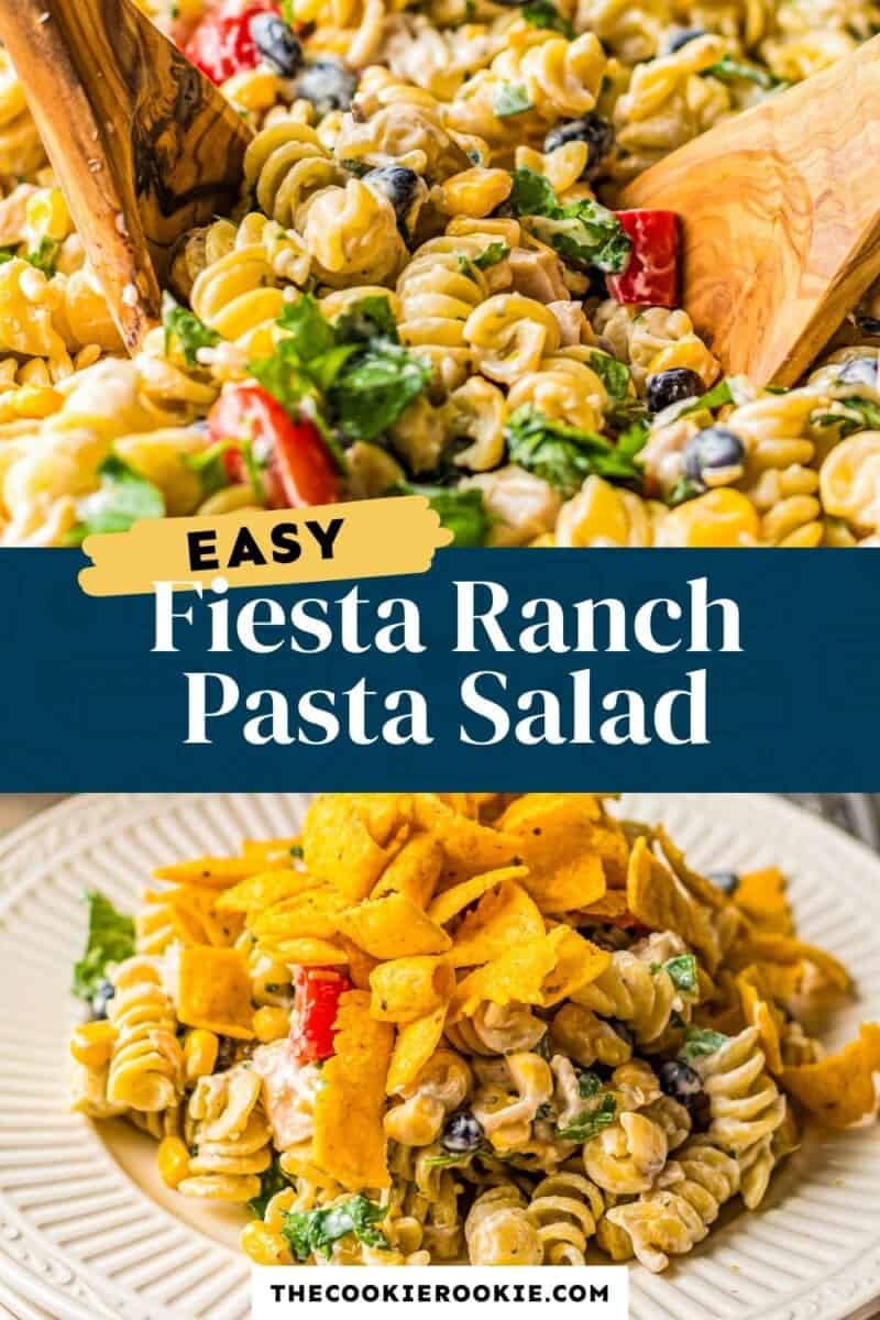 ranch chicken pasta salad pinterest collage