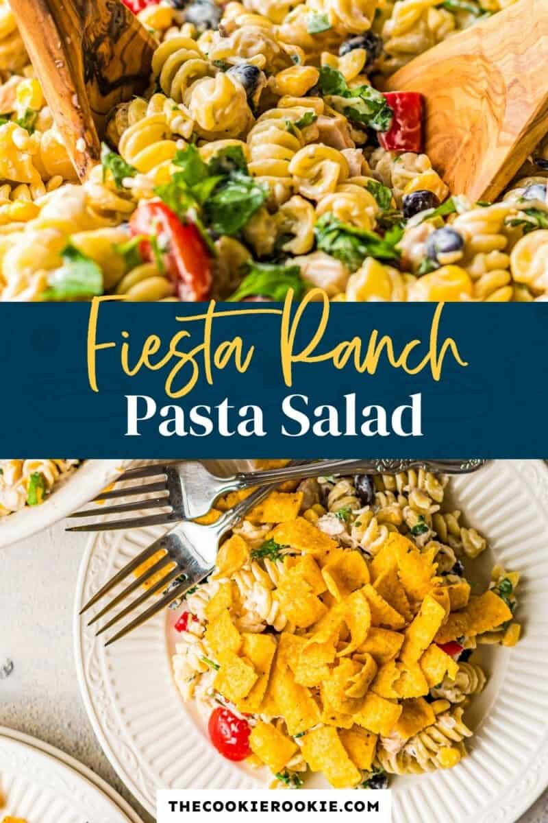 ranch chicken pasta salad pinterest collage
