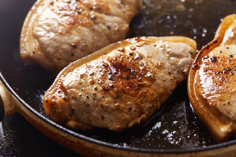 Honey Mustard Pork Chops Skillet Recipe - The Cookie Rookie®