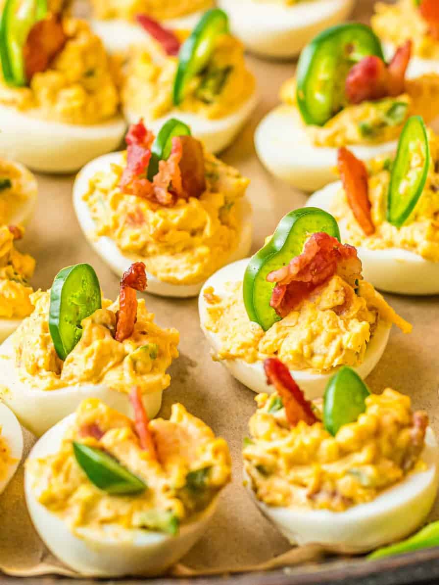 Jalapeno Popper Deviled Eggs