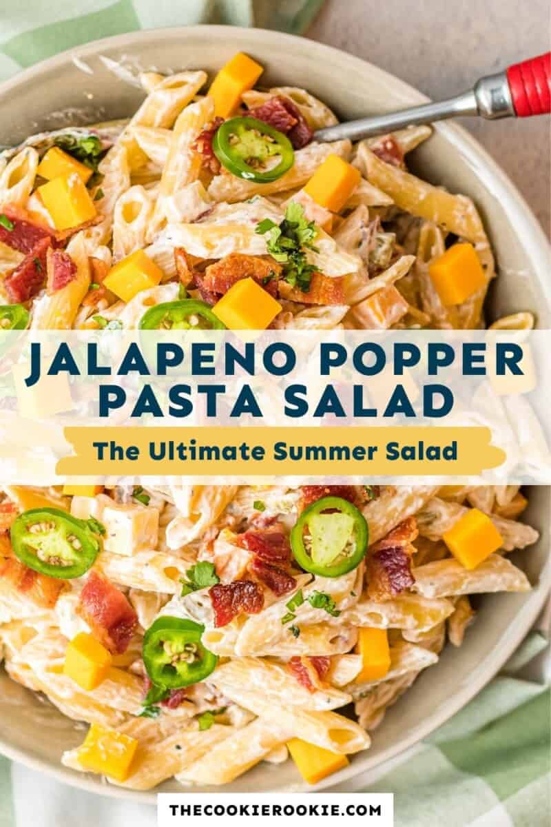 jalapeno popper pasta salad pinterest collage