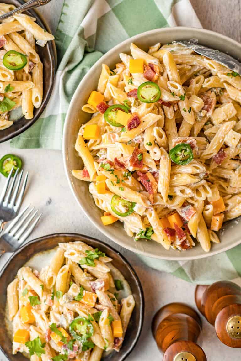 Jalapeno Popper Pasta Salad Recipe The Cookie Rookie®