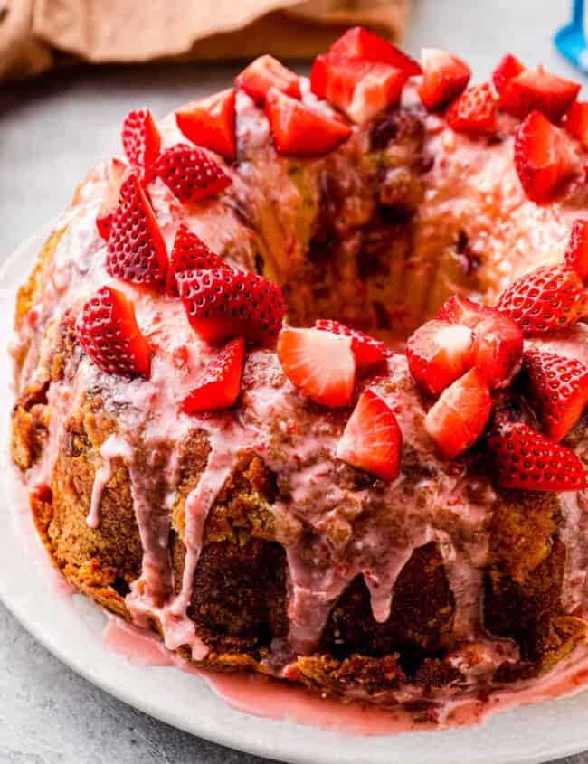 strawberry pound cake google poster image