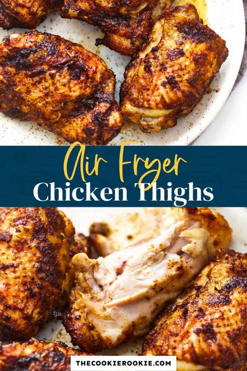 Air Fryer Chicken Thighs Recipe - The Cookie Rookie®