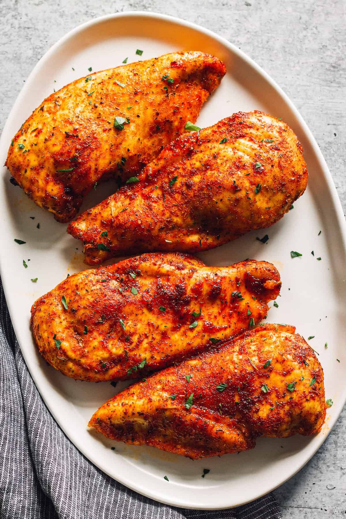 Seasoned Chicken Breast Recipe (Oven Baked) - The Cookie Rookie®