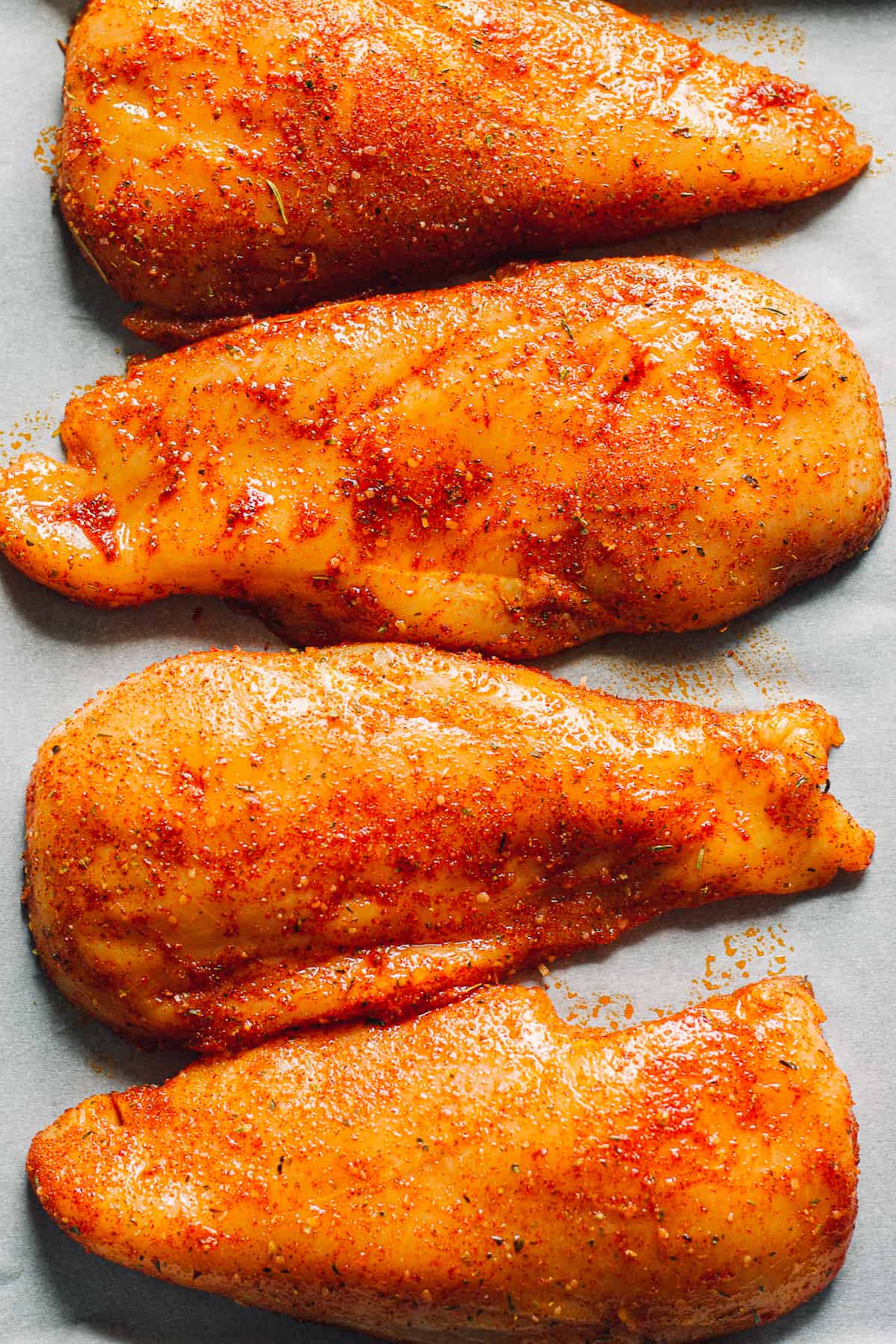 chicken breasts with spice rub