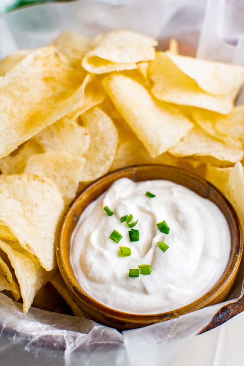 chip dip in a bowl