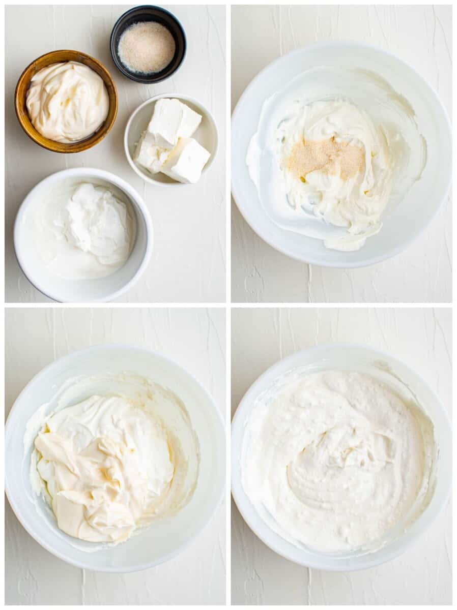 step by step photos for how to make chip dip