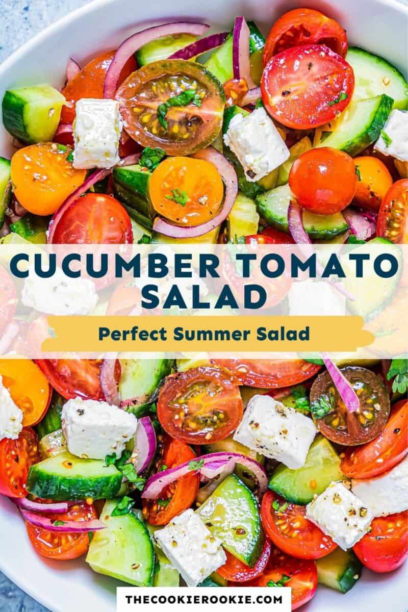 cucumber tomato salad pinterest