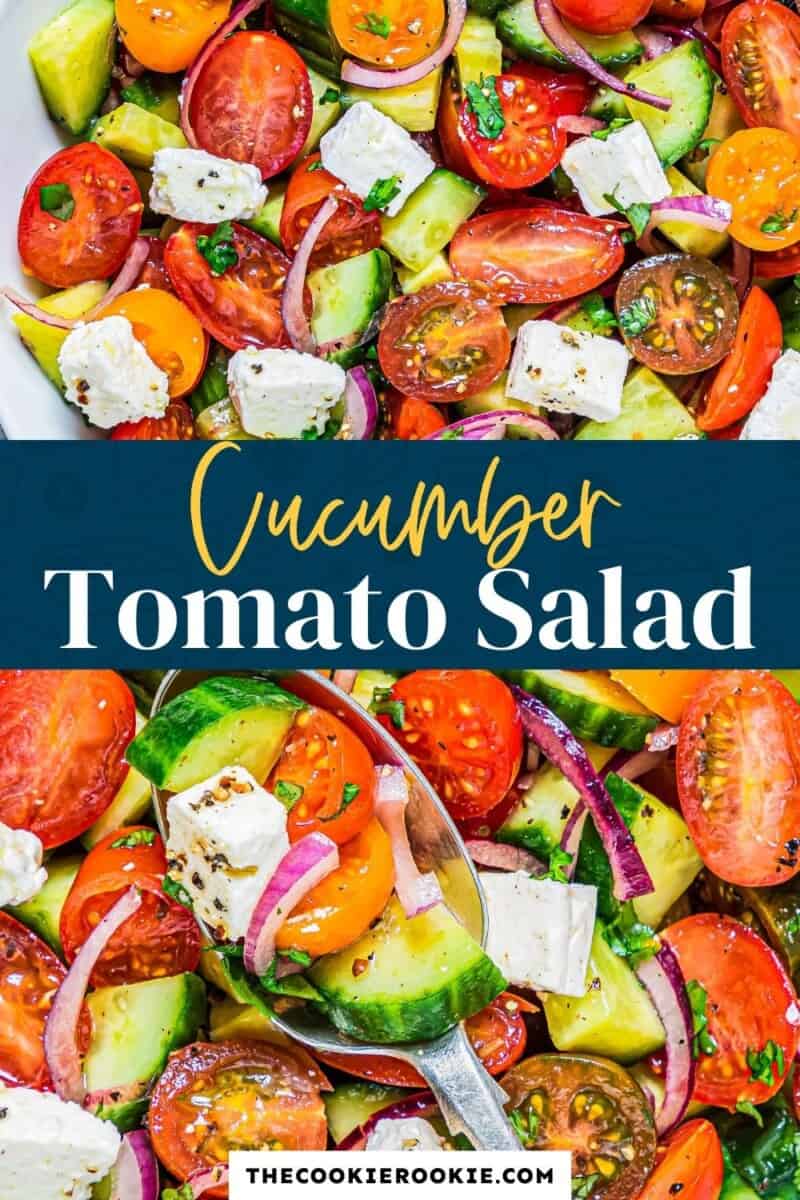 cucumber tomato salad pinterest