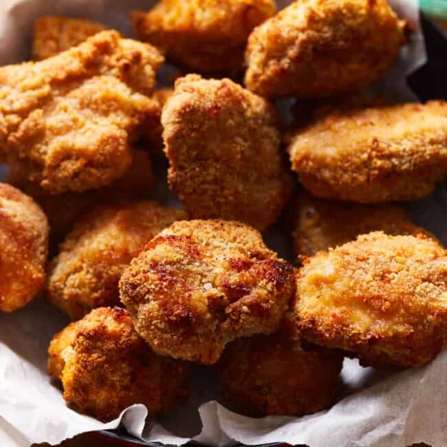 Chicken Nuggets Recipe (Fried, Baked & Air fryer) - Swasthi's Recipes