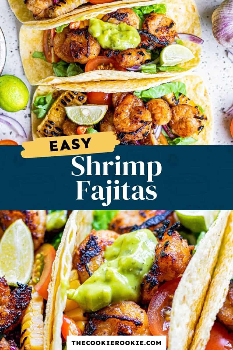 Shrimp Fajitas Recipe - The Cookie Rookie®