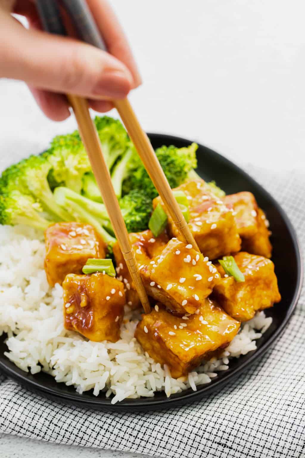 Air Fryer Teriyaki Tofu Recipe The Cookie Rookie®